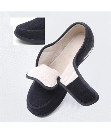 Men's Wide Diabetic Edema Adjustable Shoes | Extra Wide Orthopedic Shoes for Swollen Feet | Grey, Size 12 - Buy Online on GoSupps.com