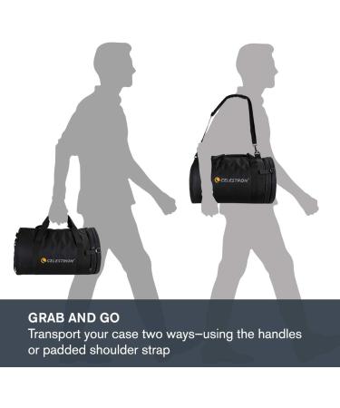 Celestron  8 Telescope Optical Tube Bag  Custom Carrying Case Fits Schmidt-Cassegrain and EdgeHD  Ultra-durable Protective Walls  Padded Straps for Easy Carry Padded Soft Case - 8" OTAs Tube Bag - Buy Online on GoSupps.com