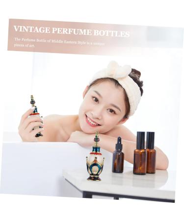 HAPINARY Perfume Bottle Essence Bottle Arabian Perfume Travel Decor Refillable Essential Oil Bottle Mermaid Party Decorations Spray Mist Bottle Vintage Victoria Miss Glass Bottle Filling 25 ml Blue - Buy Online on GoSupps.com