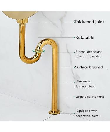 Commercial Washout High Efficiency Urinal Wall Mounted Smart Sensor Urinals Household Stainless Steel Men's Urinalsgold Color Suitable for Use in Homes Hotels Schools (B) - Buy Online on GoSupps.com