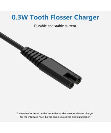 Water Flosser Charger for Waterpik WP360 WP462 WP462W WP450 WP468 WP360W WP450W WF-13 WF-10 WP-100 Series Cordless Pearl Water Tooth Flosser Replacement Adapter Power Charging Cable 3V 100mA 4.9FT - Buy Online on GoSupps.com