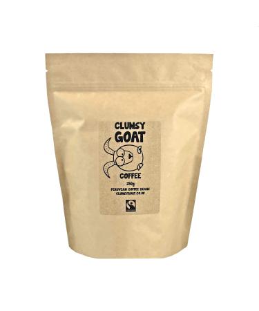 Clumsy Goat Fairtrade Peruvian Single Origin Whole Coffee Beans - 100% Arabica - Medium Dark Roast