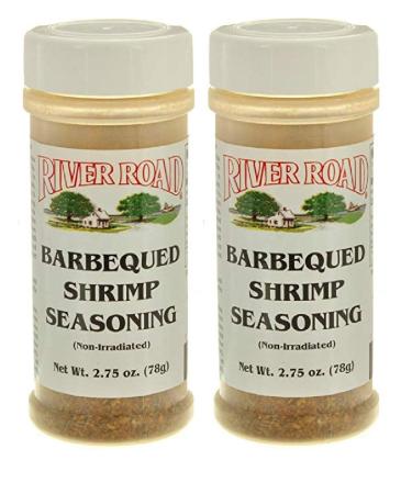 River Road Barbecued BBQ Shrimp Seasoning, 2.75 Ounce Shaker (Pack of 2)