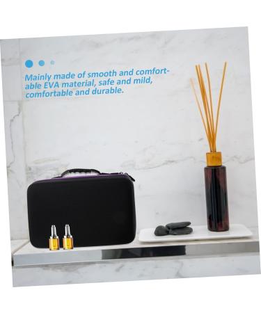 Magiclulu 2-Pack Essential Oil Travel Organizer Bag - Violet Lilac Storage Holder for Easy Travel and Arrangement - Buy Online on GoSupps.com