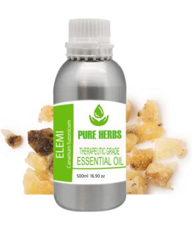 Pure Herbs Elemi Essential Oil - 500ml Natural Therapeutic Oil (Canarium Luzonicum) for Aromatherapy & Wellness  - Buy Online on GoSupps.com