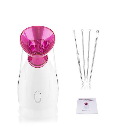 Nano Ionic Facial Steamer - Pink | Hydrating Hot Mist for Deep Cleansing & Pore Opening - Buy Online on GoSupps.com