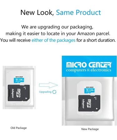 Micro Center 128GB microSDXC Card - Nintendo Switch Compatible - UHS-I C10 U3 V30 - 4K UHD Video - A1 Flash Memory Card with Adapter - Buy Online on GoSupps.com