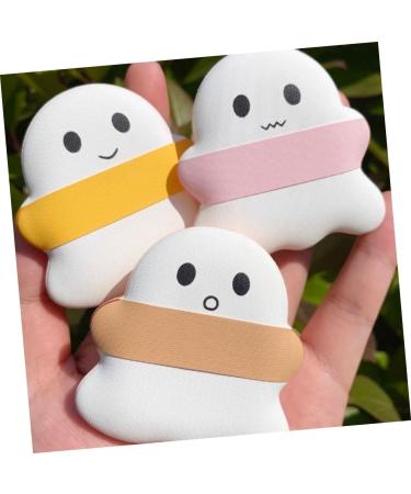  Beatifufu 3pcs Makeup Foam Corner Puff Foundation Sponge Ghost Pretty Puff Cosmic Puff Face Puff Hydrophilic Polyurethane Powder Miss Wet And Dry - Buy Online on GoSupps.com