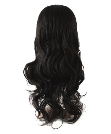 MapofBeauty 24 Inch Curly Brown Black Cosplay Wig for Women | Premium Synthetic Hair Wig - Buy Online on GoSupps.com