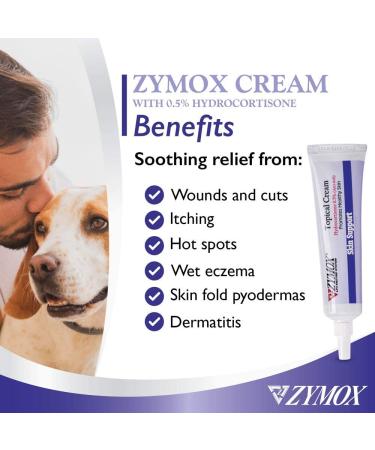 ZYMOX Topical Cream Infection and Wound Care 1 oz - Fast-Acting Relief for Pets | 1 Ounce - Buy Online on GoSupps.com