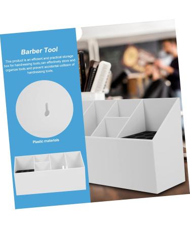 Beavorty 3-St Scissor Socket Hairbrush Holder | Hairdressing Tool & Shear Comb Organizer | Stylish Plastic White Scissor Stand - Buy Online on GoSupps.com