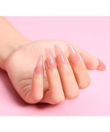 AIMEILI 8 in 1 Builder Base Gel - Clear Sheer Color UV LED Gel Nail Polish for Strengthening, Repair, and Extension - Long Lasting & Easy to Apply - 10ml (Pack of 1 - Buy Online on GoSupps.com