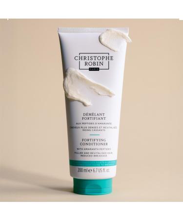 Christophe Robin Fortifying Conditioner with Amaranth Peptides Strengthens & Repairs Hair Reduces Breakage Nourishes & Softens for Healthy Hair - Buy Online on GoSupps.com