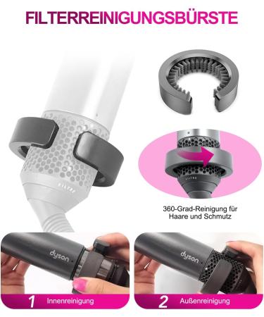 Dyson Airwrap Diffuser & Adapter HS01 HS05 | Transform Your Airwrap Styler into a Hairston - Fuchsia - Buy Online on GoSupps.com