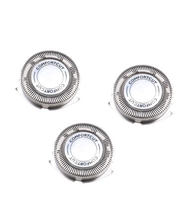 3x Shaver Heads SH30 / 52 Replacement Blades Compatible for Norelco Series 3000 2000 1000 S738