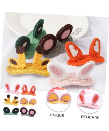 FRCOLOR 3 Sets of 6 Knitted Duckbill Hair Clips Hair Clips Hair Clip for Girls Dart Disc Children's Hair Pin Hair Clip Tiara Headdress for Children Hair Clips Frog - Buy Online on GoSupps.com