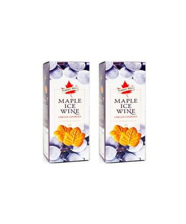 Turkey Hill Sugarbush Premium Grade A Canadian Maple Syrup Ice Wine Cream Filled Cookies |2 Pack |