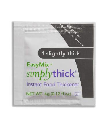 SimplyThick EasyMix 4g Packets (300 Count) - Dysphagia Gel Thickener for Swallowing Disorders - Creates IDDSI Level 1 Consistency - Buy Online on GoSupps.com