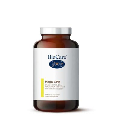 BioCare Mega EPA | Marine Capsules | Omega-3 Fatty Acids EPA & DHA from Pure Fish Oil - 90 Capsules
