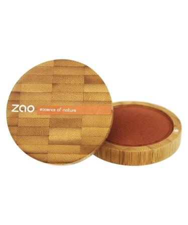 ZAO REFILL Mineral Cooked Powder 345 copper red bronzer refill (tanning powder) shimmering