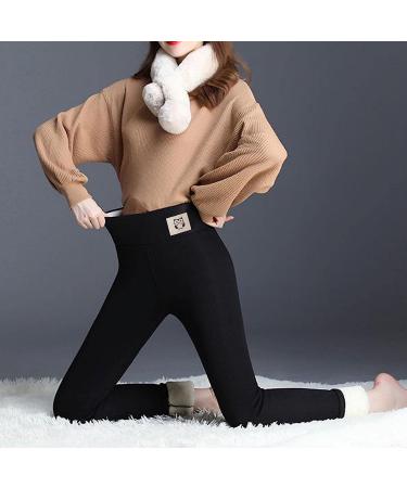 Sriper Women's Winter Fleece Lined Leggings | High Waist Thermal Pants for Tummy Control | Warm Pajamas | Small to Plus Size Options - Buy Online on GoSupps.com