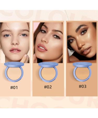 Matte Perfection Pressed Powder Oil Control Smooth Face Setting Makeup Powders Blur Imperfections Waterproof Long Lasting Flawless for Dry Oily Or Combination Skin (Classic Ivory) - Buy Online on GoSupps.com