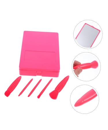 Beavorty Makeup Mirror & Makeup Brush Set - Portable Eyeshadow & Lip Brushes for Women | Optimal Makeup Tools for Flawless Beauty - Buy Online on GoSupps.com