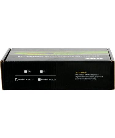 NICREW Digital LED Reptile Thermostat - Heating and Cooling Temperature Controller for Vivarium - 1100W 220V - Buy Online on GoSupps.com