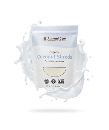 Almond Cow | 2lbs. Bulk Organic Coconut Shreds for Homemade Plant-Based Milk Making | Vegan | USDA Certified Organic | Non-GMO Project Verified | Glyphosate Residue Free - Approved by DetoxProject | Keto Friendly