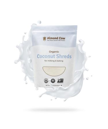Almond Cow | 2lbs. Bulk Organic Coconut Shreds for Homemade Plant-Based Milk Making | Vegan | USDA Certified Organic | Non-GMO Project Verified | Glyphosate Residue Free - Approved by DetoxProject | Keto Friendly - Buy Online on GoSupps.com