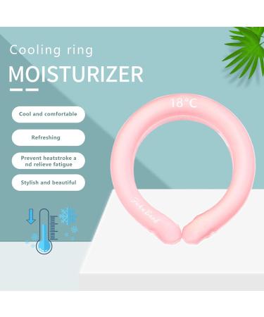 Neck Cooling Tube (Three Colors) Neck Cooler Wrap for Summer Heat Reusable & Wearable Neck Cooler Suitable for Neck Joint Shoulder Pain Relief Sports Injury Pad Pink - Buy Online on GoSupps.com