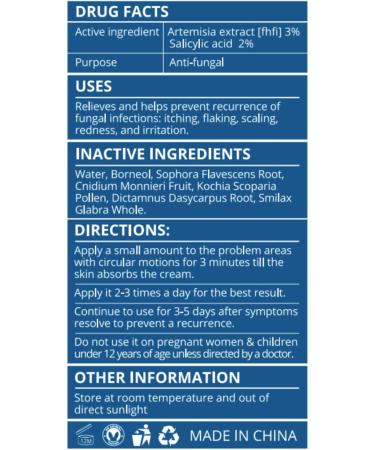 Roycederm Antifungal Cream - Powerful Ringworm & Jock Itch Treatment for Humans | Extra Strength Skin Fungal Relief - Buy Online on GoSupps.com