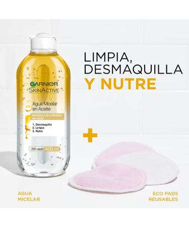 Garnier Skin Active Micellar Water Oil 400ml - Best Makeup Remover for All Skin Types | International Shipping Available - Buy Online on GoSupps.com