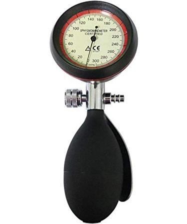 Adult Extra Long Manual Blood Pressure Cuff | 22-42 cm Arm Circumference | Single Tube with Gauge and Bulb | Black Display - Buy Online on GoSupps.com