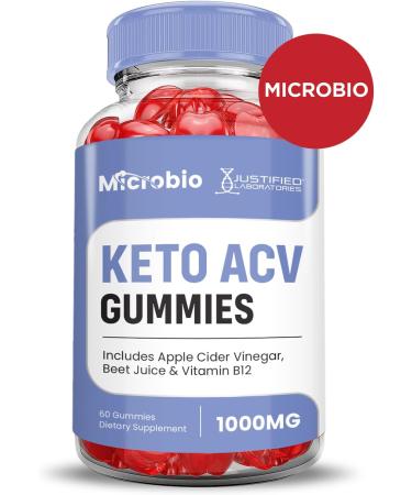 Buy Microbio Keto ACV Gummies - 3 Pack 1000MG Apple Cider Vinegar with Pomegranate & Beet Juice Vegan Non-GMO 180 Count for Ultimate Health - Buy Online on GoSupps.com