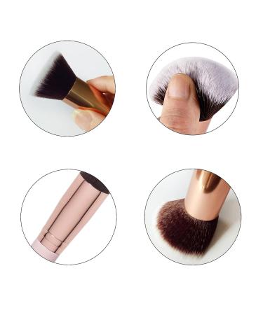 Olakin Rose Gold Make-Up Brush Flat Foundation & Cosmetic Brush for Creamy Powdery & Liquid Makeup - Buy Online on GoSupps.com