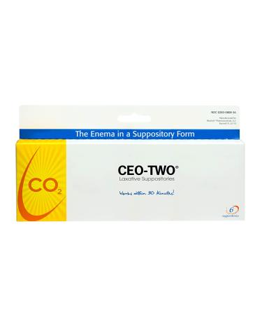 Beutlich CEO-Two Laxative Suppositories (6 ct. Box 1.00) 1 Count (Pack of 1) 1.0