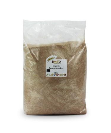 Organic Brown Semolina 2.5kg (BWFO)