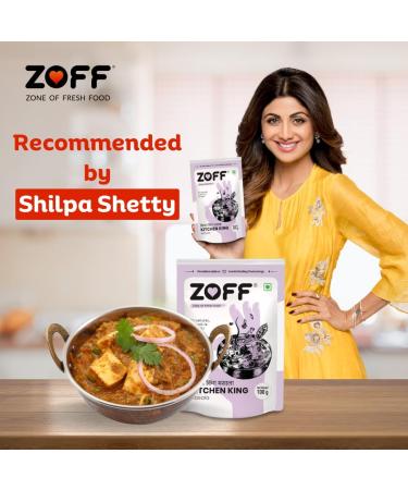 ZOFF Kitchen King Masala (100g | 3.5oz) | All Natural | Vegan | No Colors | Indian Origin - Buy Online on GoSupps.com