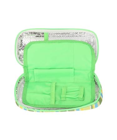 Insulin Cooler Travel Case Insulin Cooling Bag Protective Odorless EVA Zipper Design Multi Layer for Diabetic