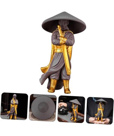 Alipis Tea Leak Tea Pet Office Decore Ceramic Tea Funnel Buddha Multipurpose Tea Pet Personality Collection Assorted Color 15x9cm - Buy Online on GoSupps.com