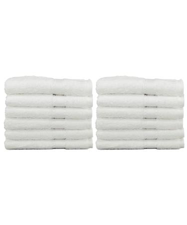 Linum Home Textiles Luxury Hotel Collection 100% Turkish Cotton Terry Washcloths (Set of 12)