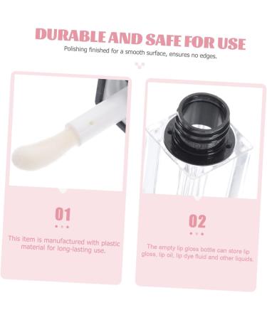Beaupretty 4 Ensembles Tubes Vides Refillable Contenants De Gloss Pratiques Et tanches Id aux Pour Diy Et Voyage Blanc Et Noir 12 Pi ces * 4 - Buy Online on GoSupps.com