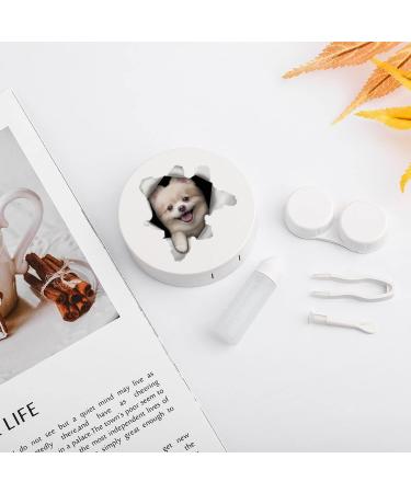 Personalized WARSONIOD Contact Lens Case - Custom Photo Travel Set with Mirror & Tweezers - Buy Online on GoSupps.com