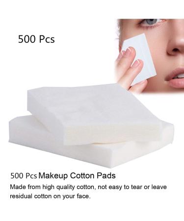 500 Cotton Swabs for Makeup Removal & Facial Cleansing - Damp & Dry Use - International Shipping Available - Buy Online on GoSupps.com