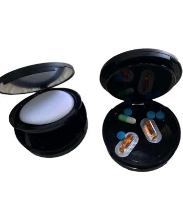 Multifunctional Makeup Powder Box with Secret Jewelry Storage Space Stylish Beauty Power Shape Box for Ornament Storage - Buy Online on GoSupps.com