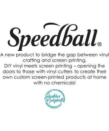 Speedball Beginner Screen Printing Craft Vinyl Kit for Custom T-Shirts and Home Decor - Buy Online on GoSupps.com