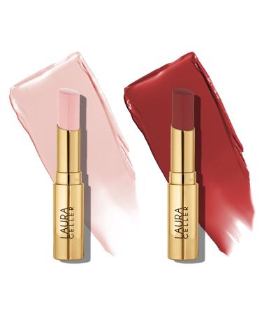 LAURA GELLER NEW YORK Jelly Balm Tinted Lip Balm Duo - Brick House + Sheerly Amazing