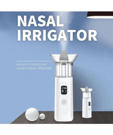 Neti Pot Sinus Rinse Bottle Portable Electric Nasal Irrigator Sinus Rinse Kit with 3 Modes 120S Intelligent Timing 15ml Water Tank Wastewater Auto-Recycling for Sinusitis Sneezing Allergic Rhin - Buy Online on GoSupps.com