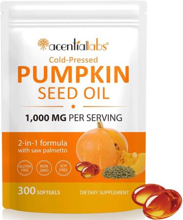  JYW 300 Capsules Pumpkin Seed Oil Pumpkin Seed Extract | 2 in 1 Pumpkin Seed Oil for Hair Growth Cold Pressed Supports Hair Hair - Buy Online on GoSupps.com